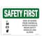 Signmission OSHA, 10" Height, 14" Width, Decal, 14" W, 10" H, Landscape, Risk Of Burns From Chemical OS-SF-D-1014-L-10726 - alternate 1